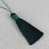 Borla Gruesa Grande de 8 cm Seda de Hielo Resistente a las Arrugas Borla Vertical Marcador de Libros Bolsita para Ropa Colgante Estilo Antiguo DIY Grueso 12