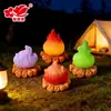 Novo produto transfronteiriço: Ornamento de Paisagem em Miniatura de Fogueira Simulada, Fogueira Colorida DIY Decoração de Mesa, Mini Acessórios de Resina