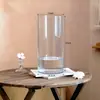 Vaso personalizado em estilo wabi-sabi, vaso de imitação de vidro, vaso transparente para arranjos florais hidropônicos, vaso transparente criativo com toque de luxo