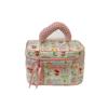 Bolsa de Maquillaje Floral Dopamina Gran Capacidad Portátil Bolsa de Almacenamiento para Viaje Neceser y Productos para el Cuidado de la Piel para Niñas Bolsa de Almacenamiento Impermeable