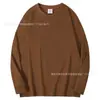 Camiseta de Manga Longa para Homens, Algodão Puro Pesado 400g, Corte Amplo, Valoriza as Mulheres, Grossa e Não Transparente, Camiseta Base Combinando para Casais