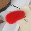 Lindos Pasadores de Pelo Peludos Estilo Ins Coreano Pasadores de Pelo de Felpa Pasadores Grandes de Pelo de Felpa Peludos Accesorios de Pasadores de Pelo Bb de Pelo