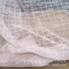 Tecido Jacquard Renda em Grade à Pronta Entrega, Tecido para Vestido e Casaco Transparente, Tecido de Renda para Boneca, Fábrica de Tecidos