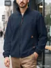 Nueva Chaqueta Polar Polar con Cremallera y Cuello Alto para Hombre de Amazon Transfronteriza Primavera, Otoño e Invierno