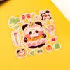 Pegatinas Lindas de Dibujos Animados Estilo Ins Pegatinas de Texto para Diario Creativo Taza Térmica Taza de Estudiante Pegatinas Transparentes de PVC Venta al por Mayor
