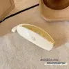 Presilha banana plissada de chifon, presilha vertical, presilha de garra de verão de alta qualidade, presilha para rabo de cavalo na nuca, presilha de cabelo elegante e delicada