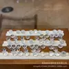Cuentas de Calabaza de Cristal Blanco Natural Wenwan Decoración Versátil Pulsera DIY Cuenta Espaciadora Cuerda para Tejer Colgante Accesorio Creativo