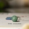Pulsera de Garra de Carbón Gato Gato Raíz de Bodhi DIY Accesorios para Mujer Joyería Jade Blanco Natural Pulsera de Bodhi
