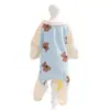 Body de Cuatro Patas con Estampado de Oso de Dibujos Animados para Primavera y Verano, para Perros Pequeños, Bichón, Teddy, Ropa para Mascotas, Ropa para Perros, Ropa para Gatos