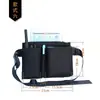 Riñonera Impermeable para Camarero de KTV Bolsa de Herramientas Hombres Mujeres Riñonera Negra Bolsa para Walkie-Talkie Tableta Teléfono LOGO