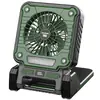 Nueva luz ventilador LED1 para camping exterior transfronteriza, ventilador de tienda de campaña de larga duración, luz de camping portátil recargable