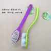 Qianshang 8112 Cepillo de Plástico para el Hogar Cepillo para Lavar Zapatos Cepillo Limpiador de Zapatos Cerdas Flexibles Mango Curvo Cepillo de Plástico para Zapatos Venta al por Mayor