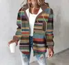 2024 Europeo y Americano Casual Aliexpress Amazon Más Vendido para Mujer Cuadros Grandes Ropa de Abrigo para Mujer Cuadros Otoño e Invierno Nuevo Estilo