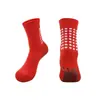 Calcetines de fútbol de entrenamiento profesionales para hombre, calcetines deportivos con planta de rizo, calcetines antideslizantes con puntos de goma, calcetines transpirables y absorbentes de sudor de media pantorrilla al por mayor