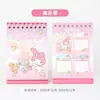 Versión coreana de 2025 caricatura mini pequeño calendario de escritorio calendario de escritorio decoración corazón de niña niños pequeño fresco espiral páginas de colores