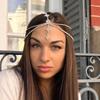 Cross-border New Rhinestone Headwear Moda All-match Double-layer Diamond Head cadeia Estilo Boêmio Acessórios Cadeia de cabelo