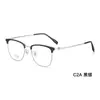 Estilo Casual de Negocios Moderno con Montura de Ceja Montura de Gafas de Alta Calidad de Tr+Titanio con Recubrimiento al Vacío IP, Se Pueden Montar Lentes, Venta al Por Mayor en Danyang
