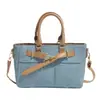 Bolso de Mezclilla Patchwork para Mujer 2026 Nuevo Estilo Simple Casual Estilo Coreano Gran Capacidad Bolso de Hombro Único Bolso Cruzado Pequeño Cuadrado