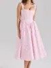 Vestido Floral Estilo Francés con Tirantes Finos y Encaje, Estilo Dulce Vintage, Nuevo Nicho de Alta Gama Elegante Ajustado Vestido Harajuku