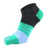 Calcetines de cinco dedos para hombre calcetines de algodón para dedos calcetines cortos para el tobillo verano finos fuente mayorista fabricante yoga
