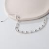 Pulsera de Amor de Plata de Ley s925 para Mujer Dulce Cyber Celebridad Temperamento Pulsera de Doble Capa con Forma de Corazón Sentido Avanzado Pulsera de Nicho Venta al por Mayor
