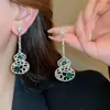 Novos Brincos Estilo Chinês com Agulha de Prata, Flor, Gota d'Água e Franja, Modernos, Retrô, Elegantes, Versáteis, de Luxo Leve e de Alta Qualidade