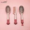 Peine de masaje con mango de animal de dibujos animados lindo KH Lina, peine para el cabello, peine para el hogar, peine para peinar el cabello liso.
