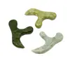 Bastão de Massagem Triângulo de Pedra de Jade Natural para Massagem de Pontos de Acupuntura, Bastão de Massagem de Pontos de Acupuntura nos Pés, Bastão de Massagem para a Planta do Pé