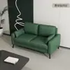 Sofá minimalista italiano para apartamentos pequenos, salas de estar, quartos, imóveis para alugar, lojas de roupas, de dois lugares, de três lugares, sofá pequeno moderno