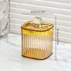 Tanque de conservación de granos de café Tanque sellado Almacenamiento de vidrio Tanque de té Tanque de plástico para condimentos A prueba de humedad Almacenamiento de frutas secas Tanque de almacenamiento