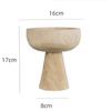 Mesa de Té de Madera Estilo Tranquilo Plato de Frutas Cesta de Frutas Retro Hogar Casa de Familia Sensación Suave Bandeja Rectangular Adornos