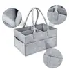 Bolsa de fraldas de feltro, bolsa de fraldas para armazenamento, cesta de feltro para mamãe, bolsa de fraldas de feltro para armazenamento, bolsa de mamãe