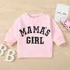 Ropa para Niños Comercio Exterior Otoño 2021 Nuevo Sudadera de una Pieza Estampada con Letras para Bebés Niños y Niñas