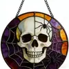 Novo produto transfronteiriço: Pingentes de Vidro Coloridos, Decorações de Atmosfera de Fantasma para Halloween, Artesanato Decorativo para Festival de Fantasmas em Casa e ao Ar Livre