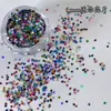 Lentejuelas para Uñas, Lentejuelas de Estrella Corazón, Lentejuelas de Estrella de Cinco Puntas, Lentejuelas para Uñas, Tamaños de Uña Portátiles, Lentejuelas Explosivas