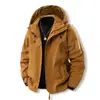 Chaqueta de Primavera y Otoño para Hombre, Casual Holgada Delgada, Abrigo Exterior para Senderismo, Chaqueta Cortavientos e Impermeable