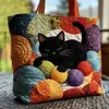 Modelo Nuevo 2026 Bolso de Hombro Acolchado de Algodón con Estampado Digital 3D de Moda para Tiendas Independientes Transfronterizas