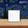 Moldura para pintura a óleo em madeira maciça, moldura para pintura em linho de algodão puro, moldura interna em branco para pintura a óleo, quadro de desenho infantil, material de pintura com textura pintada à mão, moldura de madeira