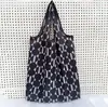 Bolsa de Ombro Casual Fashion para Viagem de Menina, Sacola de Compras de Supermercado Portátil de Nylon para Venda por Atacado