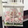 Formato de Ovo Criativo Casca Quebrada Embalagem de Flores DIY Presente de Aniversário Embalagem de Bolo de Flores Venda por Atacado