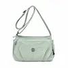 Bolso Cruzado de Tela de Nylon Multicapa para Mujer 2025 Nuevo Estilo Coreano Bolso de Lona Casual Versátil Ropa de Trabajo Bolso Pequeño de Hombro
