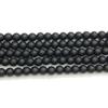 Cuentas de Luz Negra Vidrio Imitación Ágata Negra Mate Cadena de Cuentas Redondas 4-12mm Semiterminado Pulsera DIY Collar Joyería