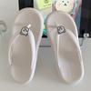 Chanclas de Verano para Mujer Estudiante Suaves y Lindas con Forma de Oso Planas de Playa Estilo Coreano Casual Versátiles Chanclas