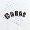 Atacado de Novos Adesivos 3D para Nail Art Transfronteiriços Mini Coração Estrela de Cinco Pontas Coração de Pêssego Laser Dourado Decoração de Unhas Adesivos Adesivos