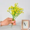 Ramo de Decoración de Boda Nupcial de Gipsofila Artificial, Plástico Suave al Tacto, 13-19 Cabezas de Gipsofila