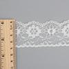 Encaje de 3 cm, encaje blanco, accesorios de encaje, encaje no elástico, accesorios para ropa interior, encaje de lunares