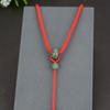 Colgante de jade verde natural para el cuello, collar con cordón, colgante de cuerda, colgante de jade ajustable, colgante de jade, jade