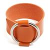 Europa y Estados Unidos nuevo brazalete de cuero simple para hombres y mujeres anillo de tendencia de personalidad imitación PU pulsera punk joyería nueva transfronteriza