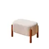 Taburete pequeño de madera con respaldo para uso doméstico, taburete para sofá de sala de estar, banco pequeño simple, silla pequeña de jardín de infantes, taburete cuadrado suave acolchado