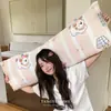 Almohada larga de terciopelo lechoso para mujeres, diseñada para dormir con las piernas recogidas, dormir de lado, respaldo de sofá, cojín de respaldo para sala de estar, nuevo estilo 2026